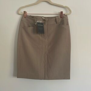 Soft, Stretchy Khaki Skirt